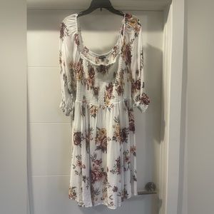 Torrid Size 2 Smocked Floral Dress